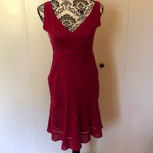 Ann Taylor magenta summer dress